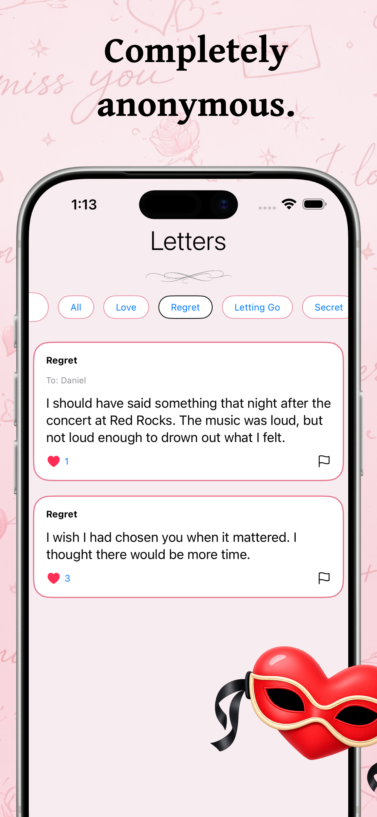 Unsent: Letters & Messages screenshot 3