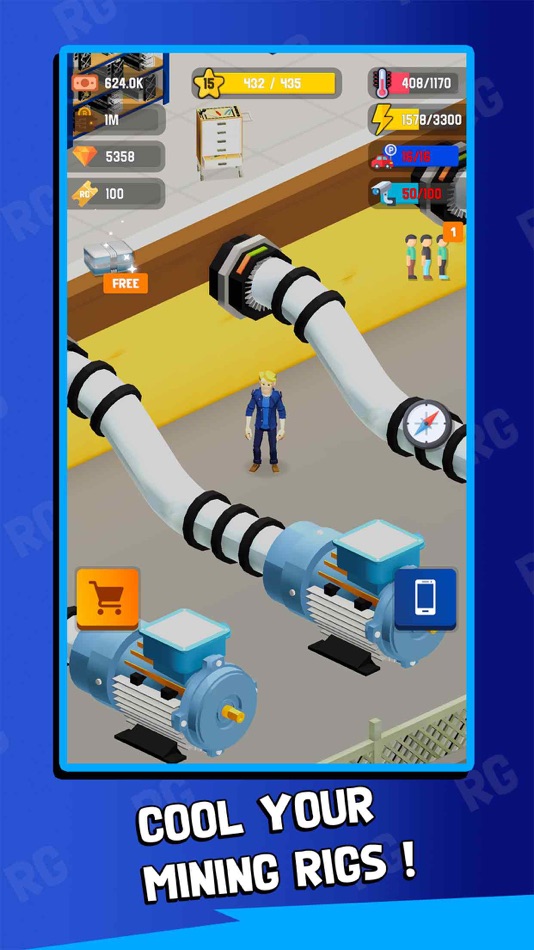 #1. Crypto Mining Tycoon - Idle (iOS) 来自: Ruleks Games GmbH