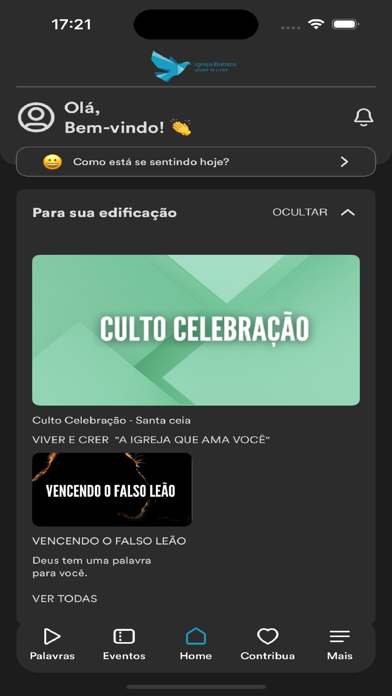 Viver e Crer iPhone screenshot 1 - Lifestyle app