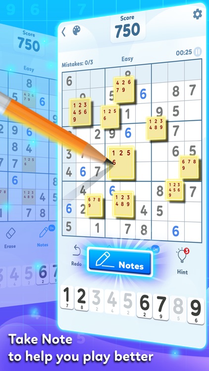 Sudoku - Numbers Games screenshot-3