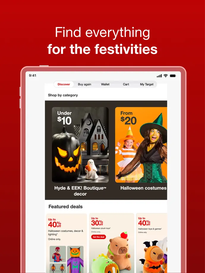 Target iPad screenshot 2