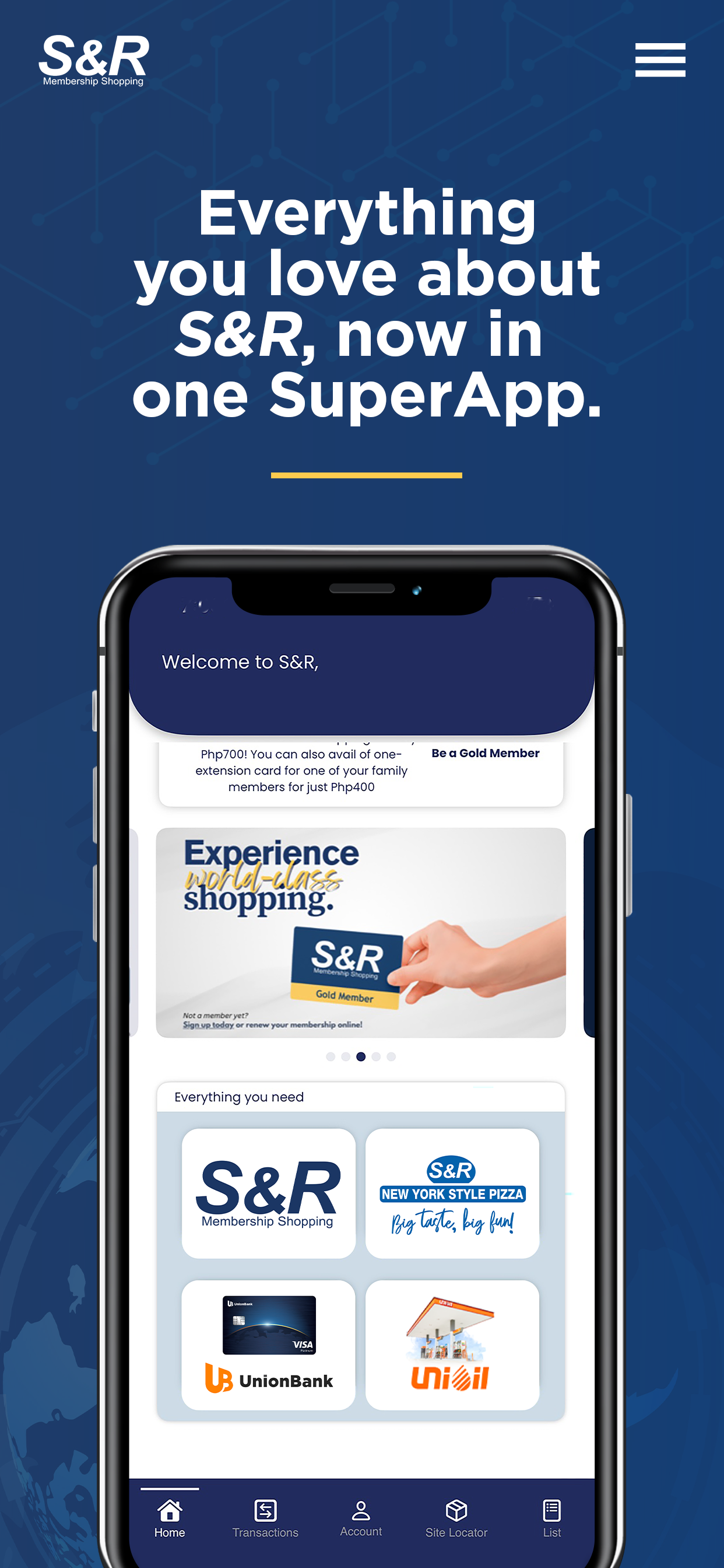 S&R SuperApp