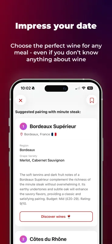 Pocket Sommelier: Wine Pairing screenshot 2 of 4