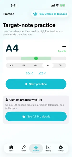 VocalCoach Pocket screenshot 3