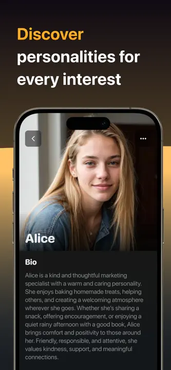 Romantic AI Girlfriend Chat: Screenshot 3 von 3