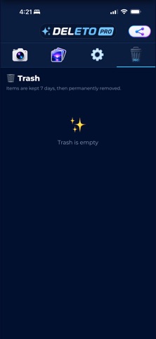 Deleto: Auto-Delete Camera screenshot