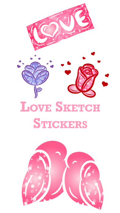 Screenshot #1 pour Love Sketch Stickers