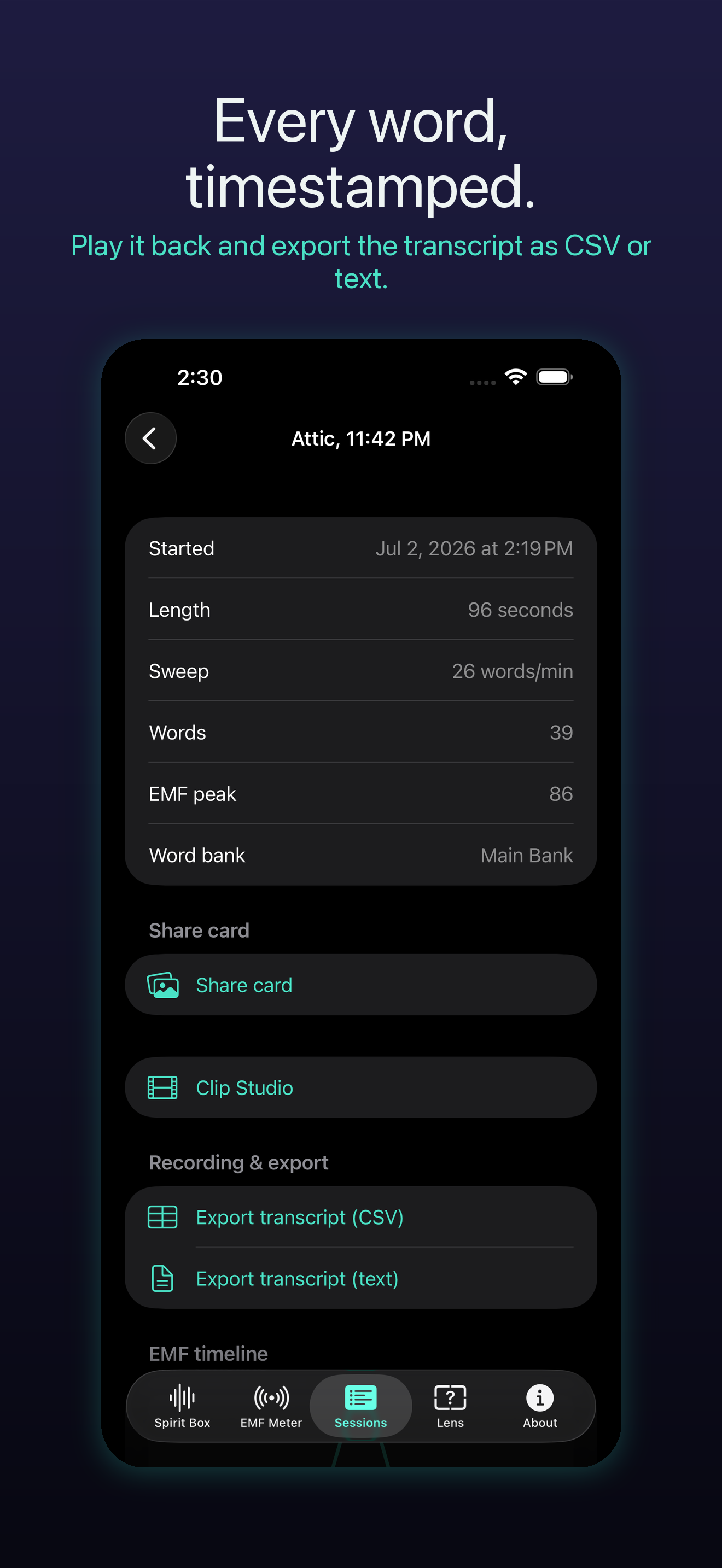 SpectraBox: Spirit Box EVP screenshot 5