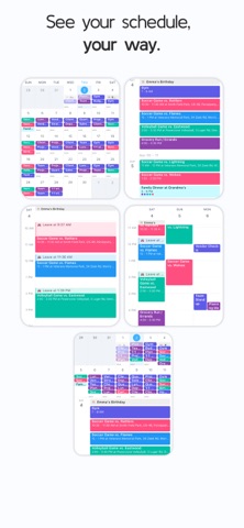 Famzil: Family Calendar iPhone screenshot