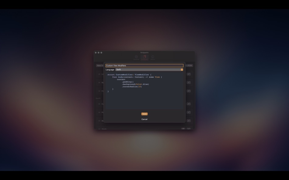 #3. CodeSnippy (macOS) بواسطة: FirstForm