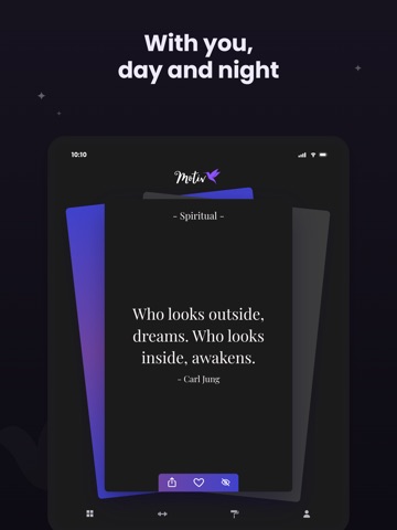 Motiv: Motivational Quotes iPad screenshot