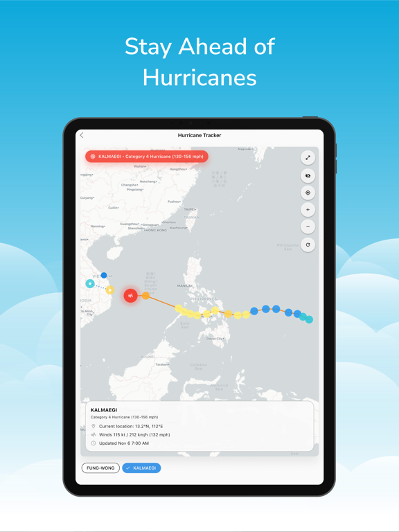 Weather Radar: Forecast Live iPad screenshot 4 - Weather app