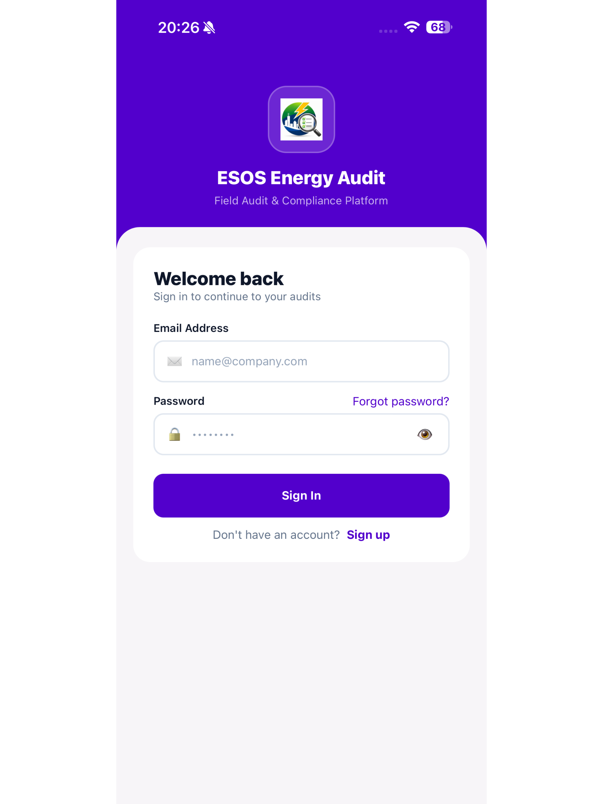 ESOS Audit App