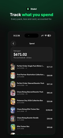 Stakd: Buy & Sell Collectibles iPhone screenshot