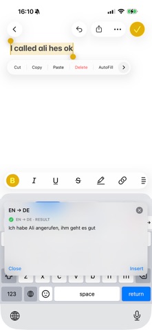 Quill Keyboard Screenshot 3 of 8
