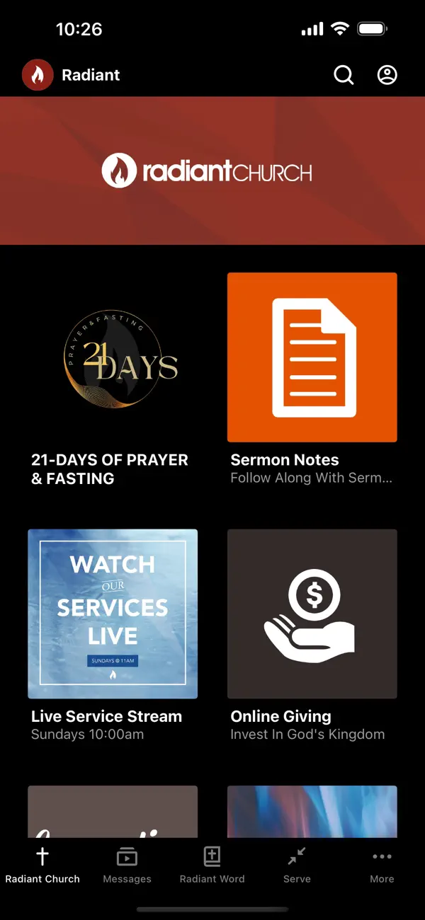 Screenshot #1 pour Radiant Church
