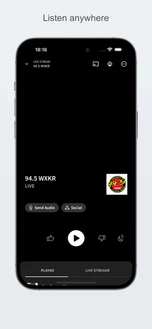 94.5 WXKR screenshot 2