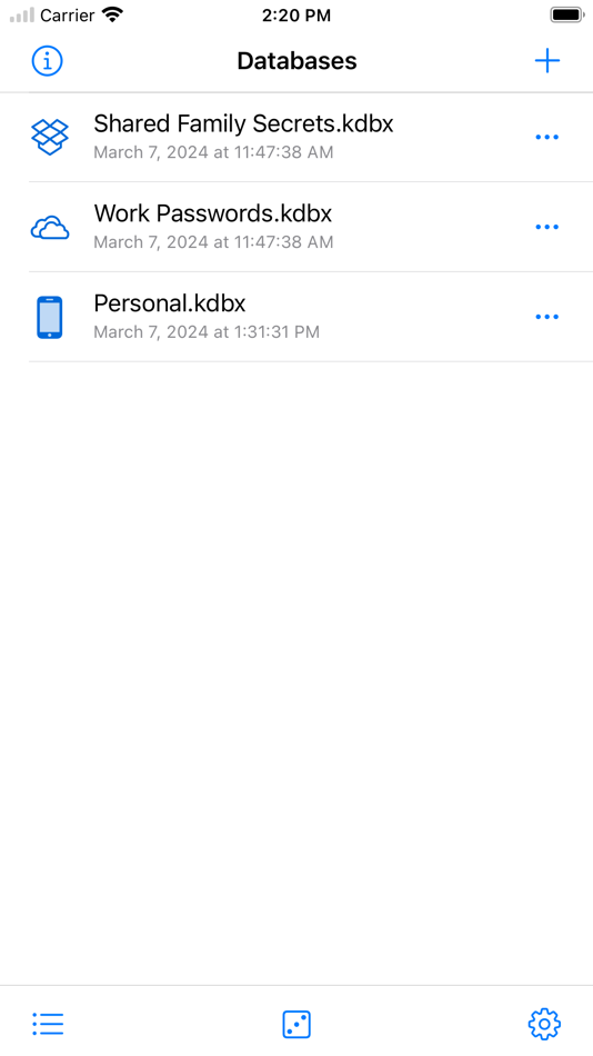 #2. KeePassium (KeePass passwords) (macOS) Podle: KeePassium Labs