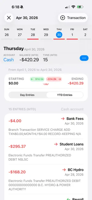 Cashflow Calendar screenshot 4