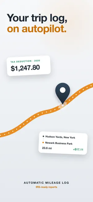 Trip Log & Tax by Mile Tracker screenshot 1