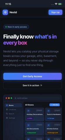 Nestd - Storage Organizer Screenshot 1 of 4