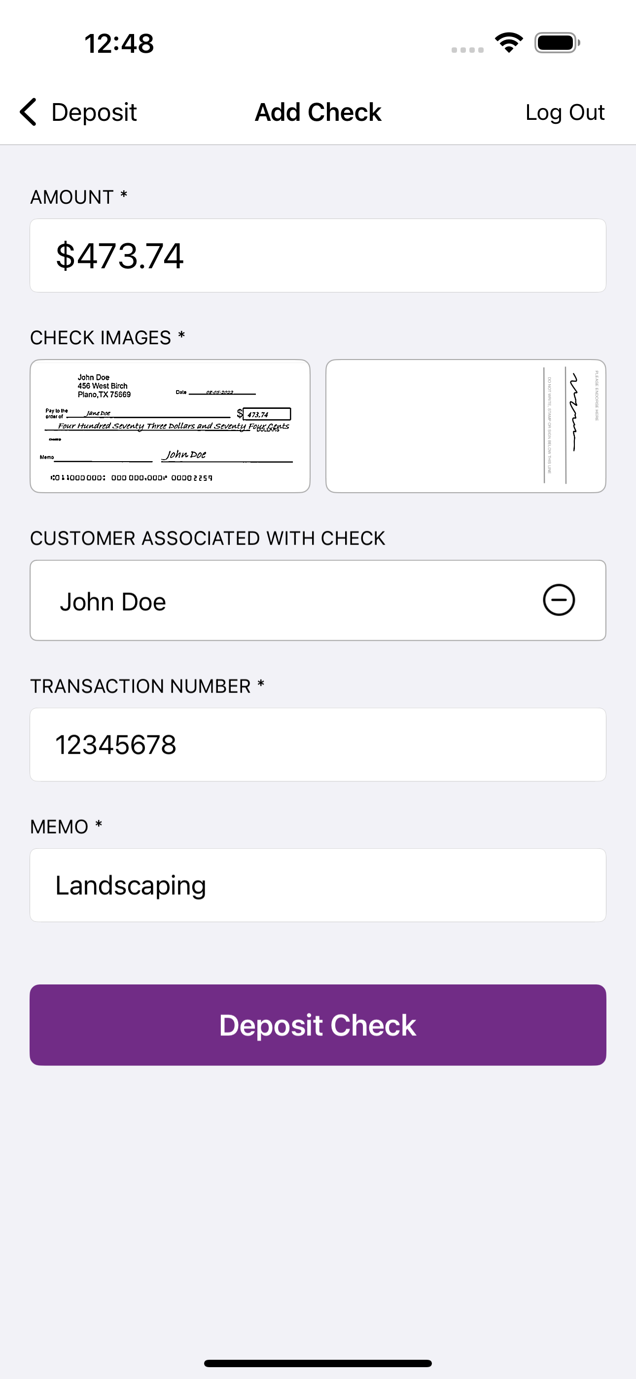 ELGA Mobile Business Deposit screenshot 4