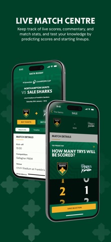 Northampton Saints iPhone screenshot 4