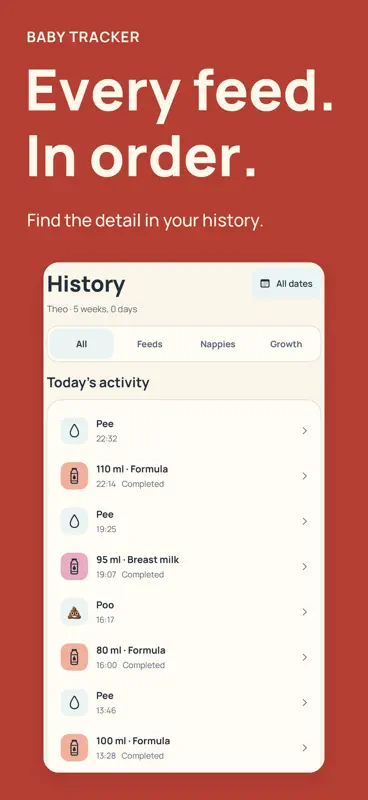 Baby Tracker: Bottle Feeding screenshot 6 of 8