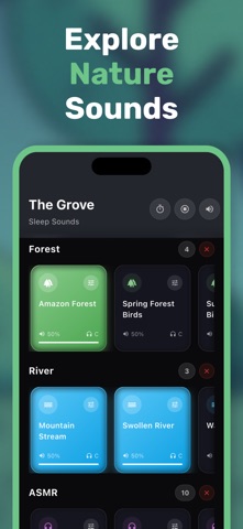 Night Forest Sound: Rainforest Screenshot 3 of 8