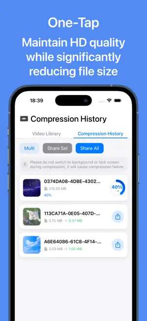 Video Compress - Supports HEVC screenshot 3