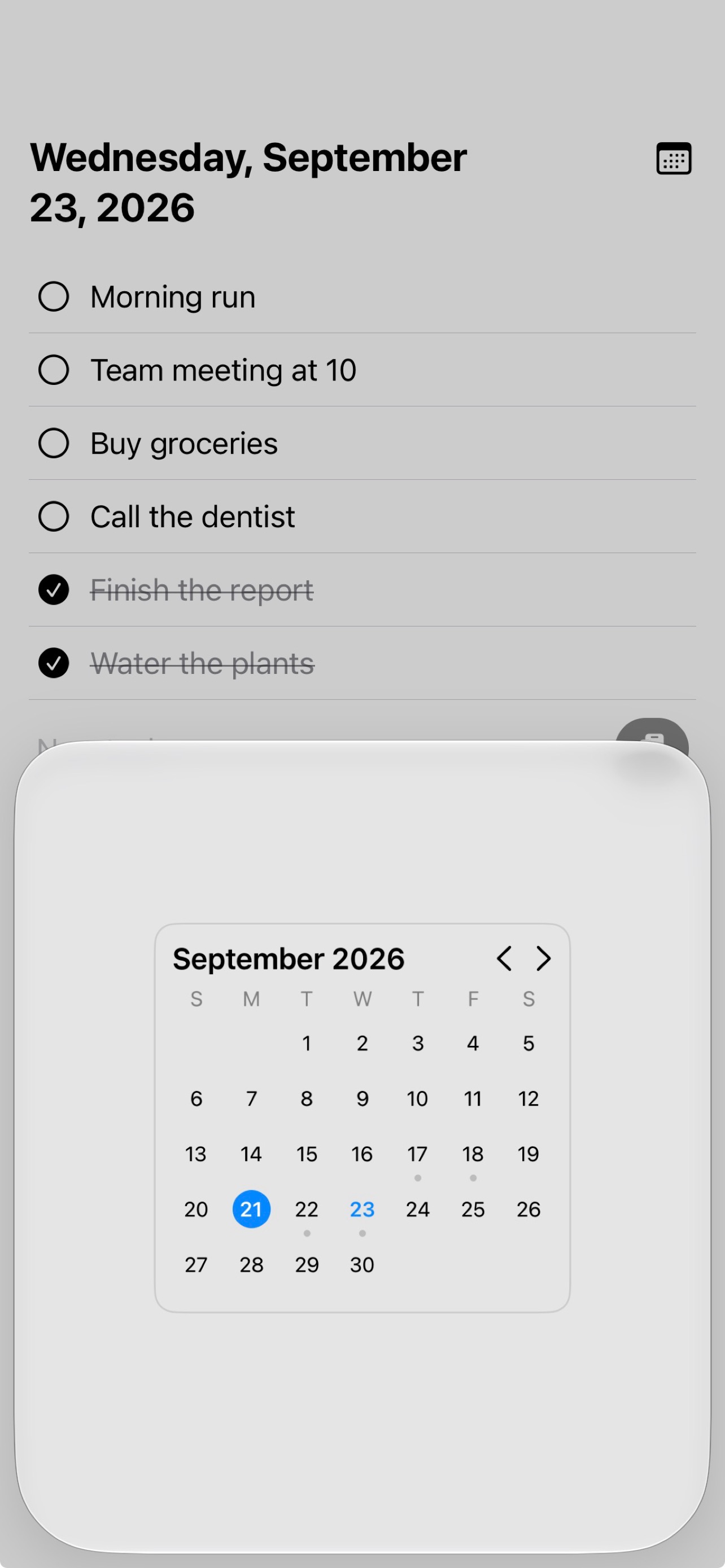 Screenshot 3 of MT Planner