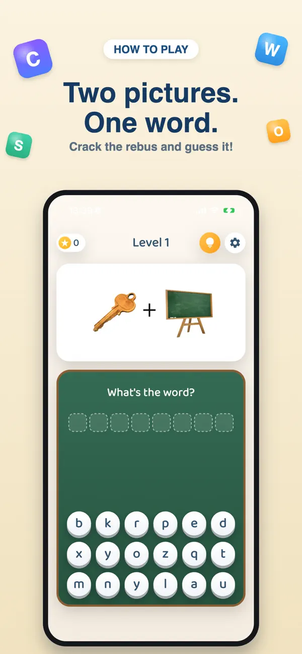 Screenshot #2 pour Catch the Words Game