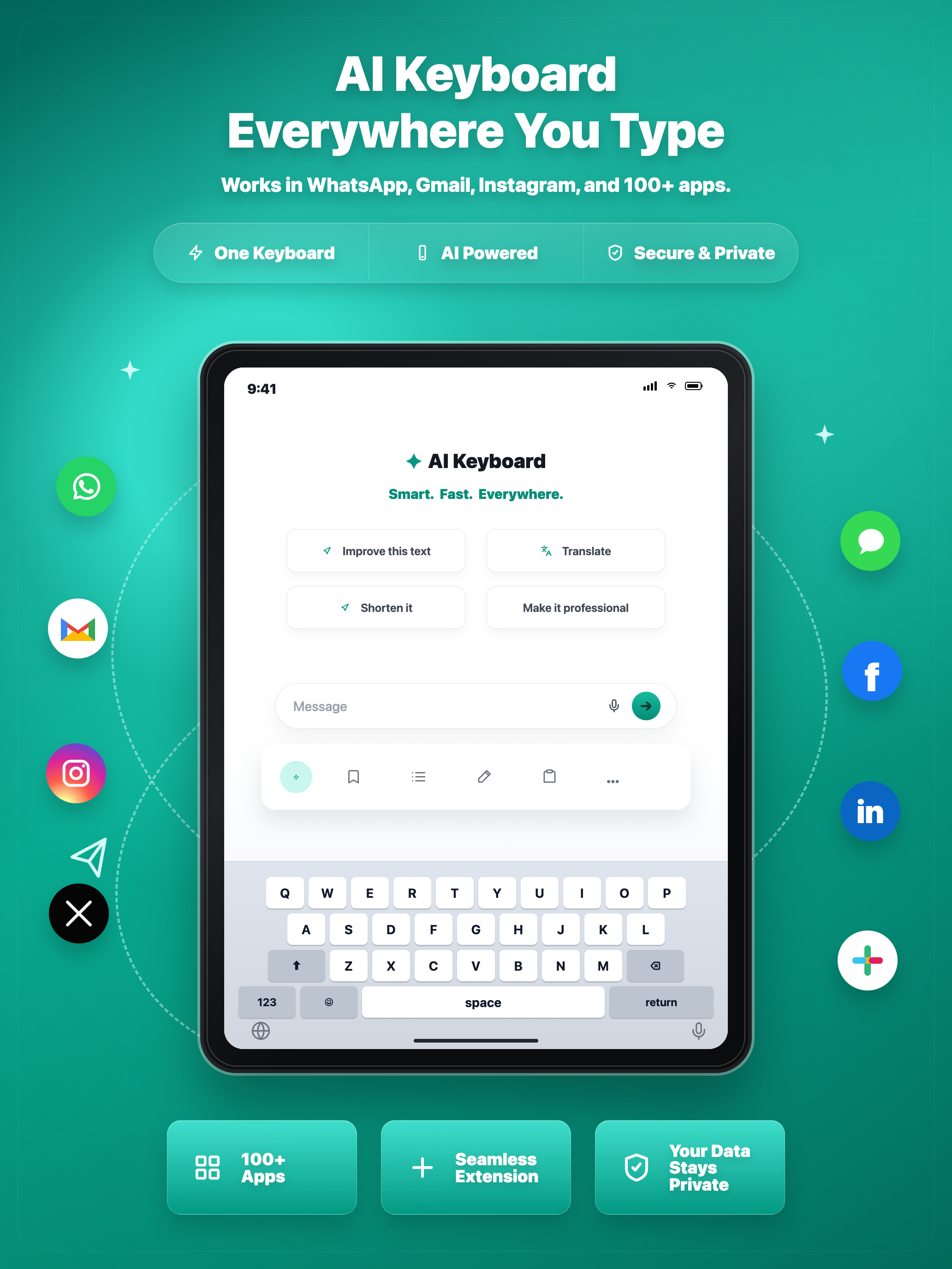 AI Keyboard Typing & Writer screenshot 14