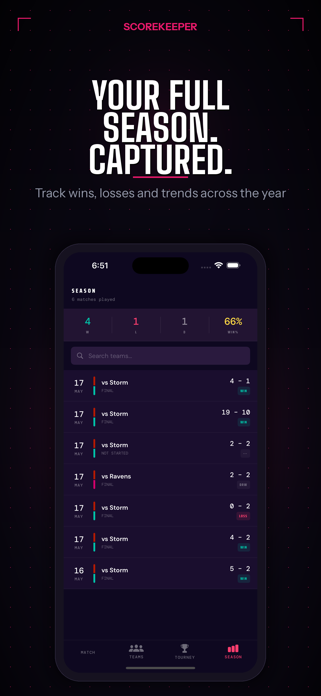 ScoreKeeper Netball PRO HD Screenshot 8 of 8