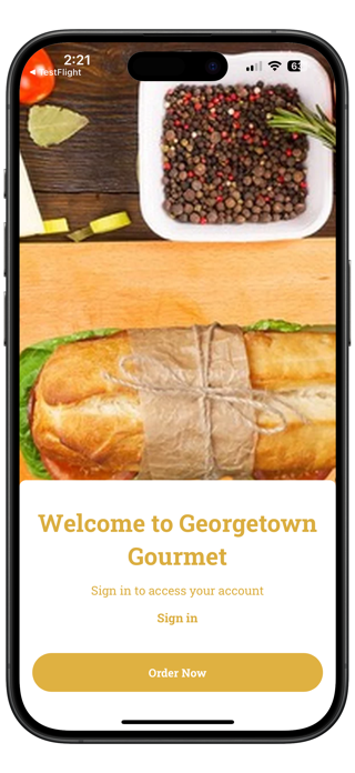 Georgetown Gourmet App Screenshot 1 of 3