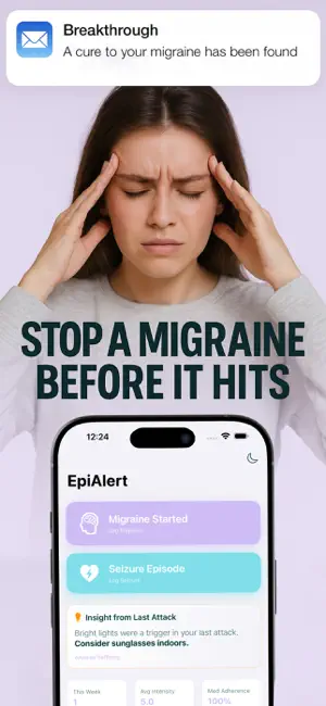 Migraine Tracker: EpiAlert screenshot 1
