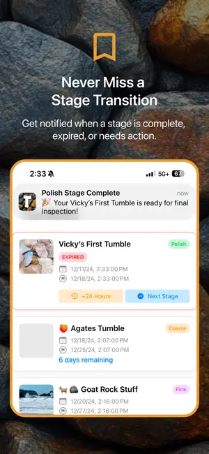 TumbleTrack - Rock Tumbler Log screenshot 4