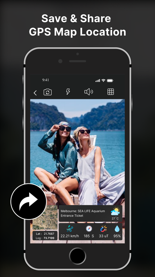 #5. GPS Camera : Timestamp Photo (iOS) 由: Shital Bodariya