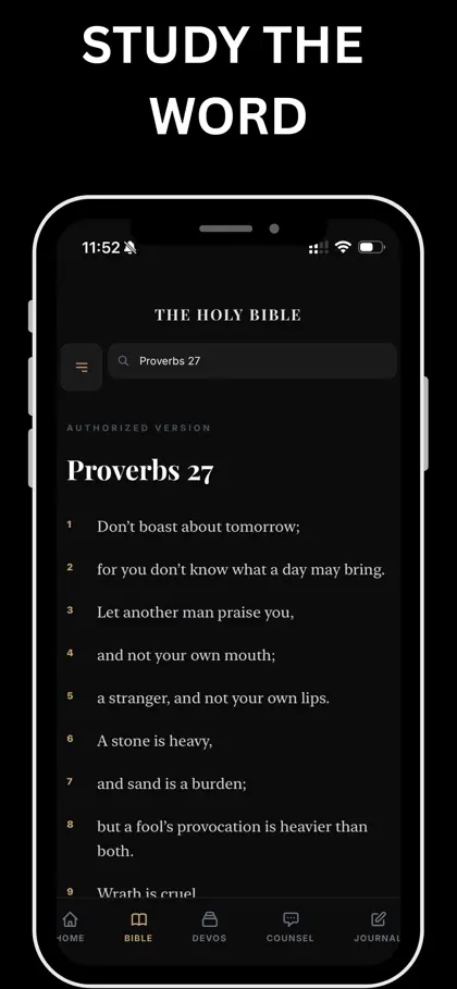 Screenshot 6 di 6 di Act Like Men Bible App for Men