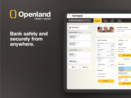 Screenshot #4 pour Openland CU Mobile Banking