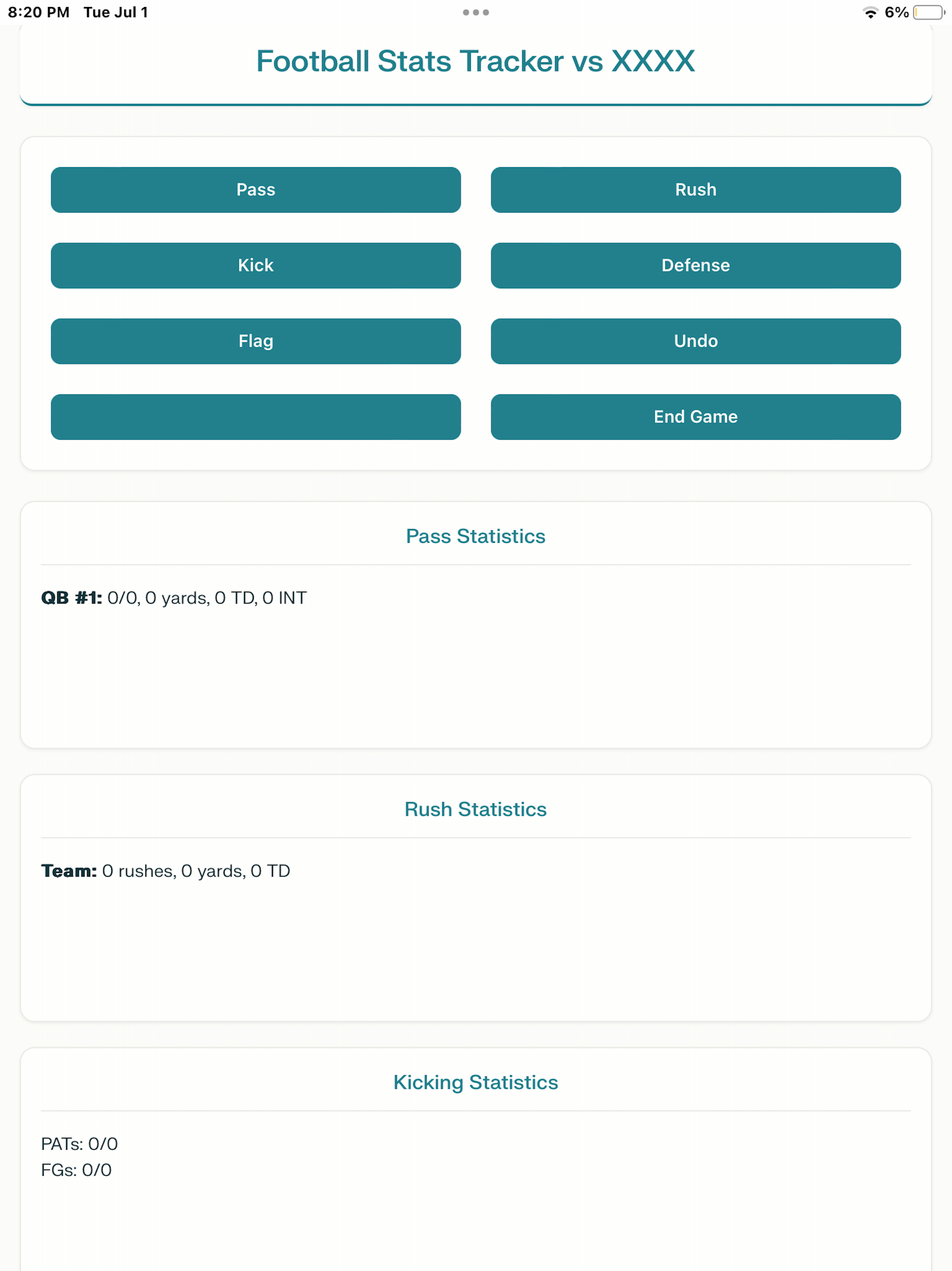 Football Stat Tracker Pro screenshot 11