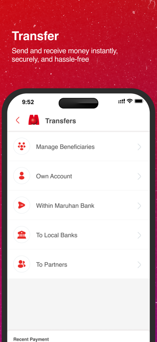 MARUHAN Mobile Banking Screenshot 2 of 7