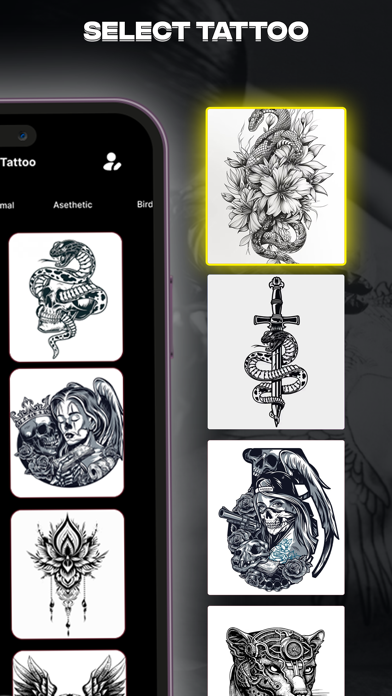 Draw Tattoo with Ink : AR Screenshot