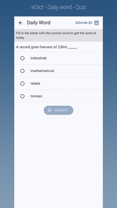 eDict - English Dictionary Screenshot