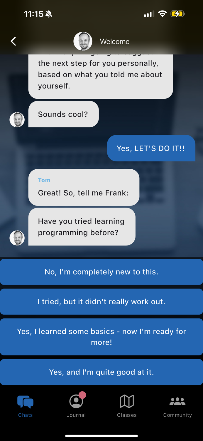 Chat  Code Learn Programming