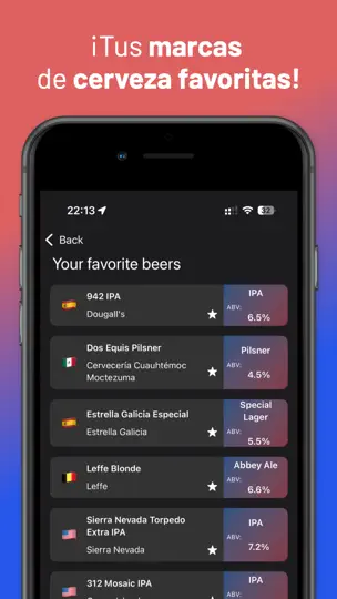 Captura de pantalla de Beer Counter - Social en iPhone 3