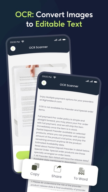 Camera Scanner - PDF Scan OCR screenshot-5