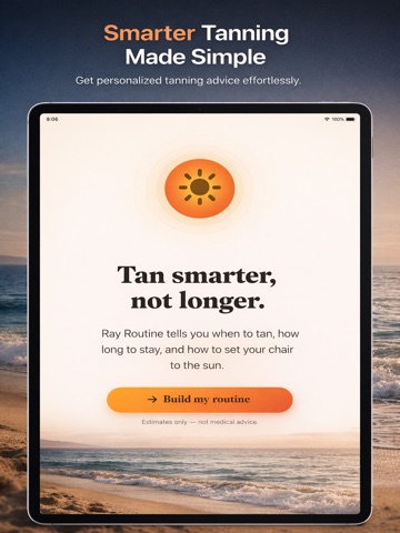 Ray Routine: Sun Tanning iPad screenshot
