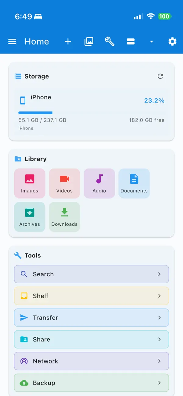 Screenshot #3 pour QuickExplorer - File & Storage