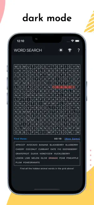 Word search: infinity puzzle screenshot 2